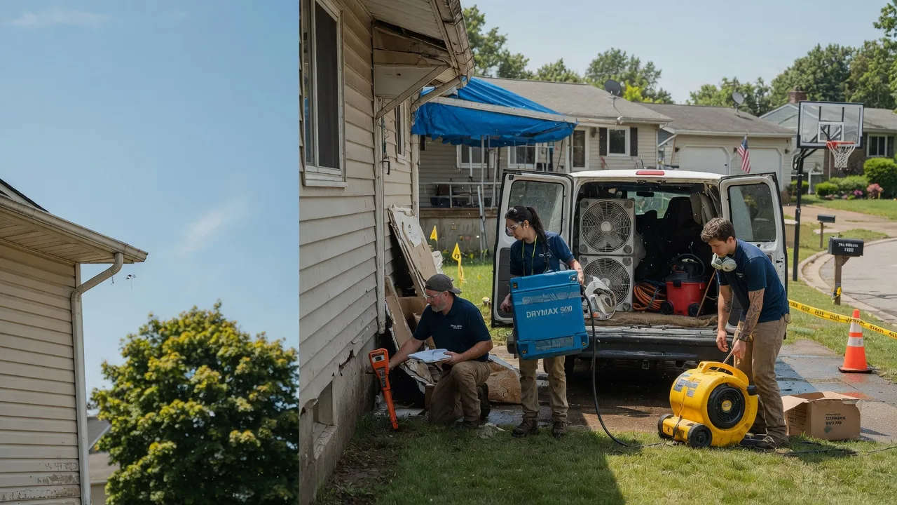 Ceiling Leak Cleanup in Dollar Bay, MI near me